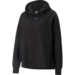 Bluza treningowa damska Puma HER Hoodie TR. Czarne bluzy Puma, xs, bez wzorów, bez kaptura. Za 193,00 zł.