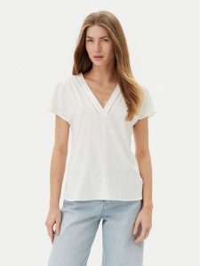 Vero Moda Bluzka Bella 10327551 Biały Regular Fit. Białe bluzki Vero Moda, m, bez wzorów, z wiskozy, bez kołnierzyka, bez ramiączek. Za 89,99 zł.