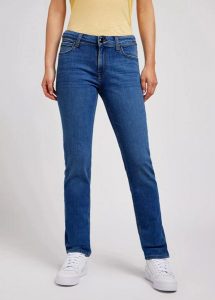 Damskie Spodnie Jeansowe Lee Elly Night Sky 112338322, W29 L31. Spodnie z wysokim stanem Lee, bez wzorów, z denimu, z podwyższonym stanem. Za 219,99 zł.