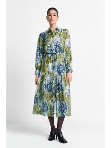 Rich & Royal Sukienka w kolorze zielono-niebieskim rozmiar: 40. Niebieskie sukienki Rich & Royal, bez wzorów, z tkaniny, bez kołnierzyka, bez ramiączek, midi. Za 369,95 zł.