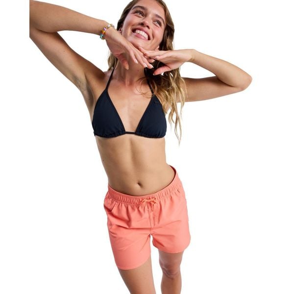 Spodenki boardshort dla Kobiety ROXY WAVE 5" Różowy. Czerwone szorty Roxy, bez wzorów, z elastanu, sportowe. Za 219,99 zł.