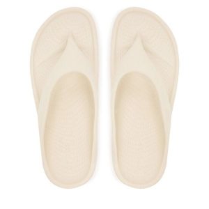 Japonki Crocs. Szare klapki Crocs, bez wzorów, bez obcasa. Za 104,99 zł.