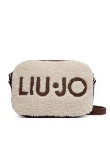 Liu Jo Torebka AF6119 E1163 Beżowy. Brązowe listonoszki Liu Jo, bez wzorów, z materiału, bez dodatków. Za 499,99 zł.