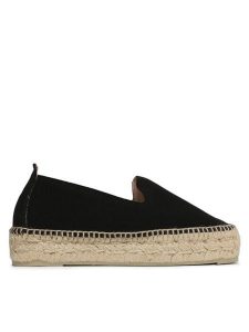 Manebi Espadryle Double Sole Espadrilles K 1.0 D0 Czarny. Czarne espadryle Manebi, bez wzorów, ze skóry, bez obcasa. Za 309,99 zł.