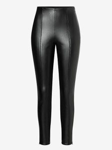 More & More Legginsy w kolorze czarnym rozmiar: 36. Czarne legginsy More & More, bez wzorów, ze skóry, z podwyższonym stanem. Za 105,38 zł.