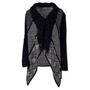 Desigual Sweter Damski Menta L Ciemnoniebieski. Swetry klasyczne marki Desigual. W wyprzedaży za 332,00 zł.