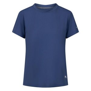Damska Koszulka Arielle Active T-shirt. Niebieskie t-shirty Trespass, bez wzorów, bez kołnierzyka, bez ramiączek. Za 105,99 zł.