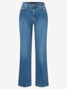 More & More Dżinsy - Comfort fit - w kolorze niebieskim rozmiar: 34. Niebieskie jeansy More & More, z aplikacjami, ze skóry, z podwyższonym stanem. Za 162,49 zł.