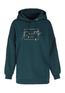 Bluza z kapturem B-FUNDY. Niebieskie bluzy Volcano, s, bez wzorów, z dresówki, z kapturem. Za 159,99 zł.
