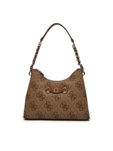 Guess Torebka HWOS86 54010 Brązowy. Brązowe torebki klasyczne Guess, z aplikacjami, ze skóry, bez dodatków. Za 369,99 zł.