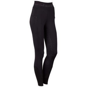 Damskie legginsy jeździeckie z pełną przyczepnością Harry's Horse Equitights Den. Czarne legginsy HARRYS HORSE, bez wzorów. Za 333,00 zł.