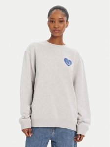 HUGO Bluza 50545052 Szary Oversize. Szare bluzy Hugo, l, bez wzorów, z bawełny, bez kaptura. Za 349,99 zł.