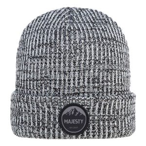 Czapka zimowa ocieplana Majesty Classic Beanie szara. Szare czapki MAJESTY, bez wzorów, sportowe. W wyprzedaży za 62,49 zł.