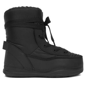 Śniegowce Bogner. Czarne buty zimowe Bogner, bez obcasa, bez zapięcia. Za 889,99 zł.