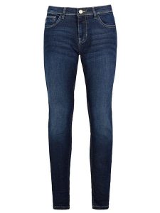 Sublevel Dżinsy - Skinny fit - w kolorze granatowym rozmiar: M. Niebieskie jeansy Sublevel, z aplikacjami, ze skóry. Za 109,78 zł.