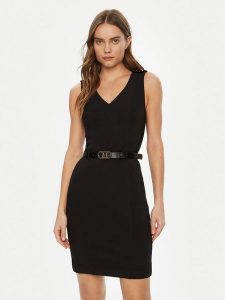 Marciano Guess Sukienka koktajlowa 5RGK10 6302A Czarny Bodycon Fit. Czarne kombinezony Marciano Guess, z aplikacjami, z syntetyku, wizytowe, bez kołnierzyka, bez ramiączek, bodycon. Za 469,99 zł.