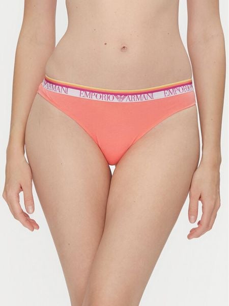 Emporio Armani Underwear Komplet fig brazylijskich EW000404 AF10883 M4008 Różowy. Czerwone komplety bielizny Emporio Armani Underwear, bez wzorów, z bawełny. Za 139,99 zł.