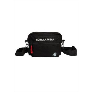 Saszetka biodrowa Gorilla Wear Brighton Crossbody Bag. Czarne nerki i saszetki GORILLA WEAR, bez wzorów. Za 149,00 zł.