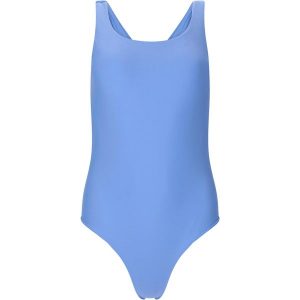Damski kostium kąpielowy 1-częściowy Athlecia Isabella. Niebieskie stroje jednoczęściowe Athlecia, bez wzorów. Za 237,00 zł.