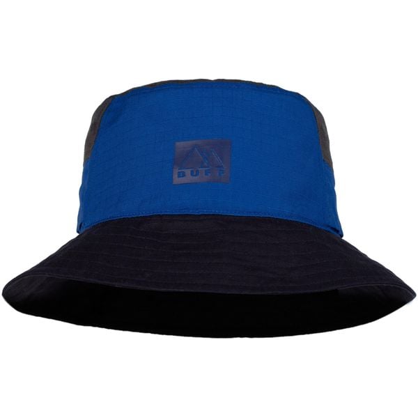 Kapelusz BUFF SUN BUCKET HAT HAK. Niebieskie kapelusze Buff, bez wzorów, sportowe. Za 189,90 zł.