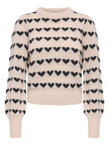 JDY Sweter w kolorze beżowym rozmiar: XL. Brązowe swetry oversize JDY, xl, bez wzorów, bez ramiączek. Za 105,63 zł.