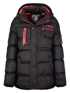 Geographical Norway Kurtka pikowana "Citernier" w kolorze czarnym rozmiar: L. Czarne kurtki Geographical Norway, l, bez wzorów, bez kaptura. Za 252,12 zł.