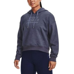 Bluza damska sportowa dresowa Under Armour 1374107. Szare bluzy Under Armour, bez wzorów, z dresówki, bez kaptura. Za 369,99 zł.