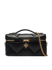 Tory Burch Torebka 176449 Czarny. Czarne kuferki Tory Burch, bez wzorów, ze skóry, bez dodatków. Za 2 379,00 zł.
