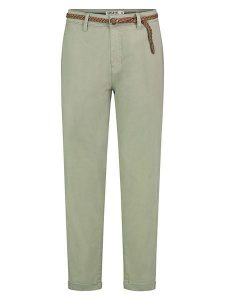 Sublevel Spodnie chino w kolorze jasnozielonym rozmiar: XXL. Zielone chinosy Sublevel, bez wzorów, ze skóry. Za 126,99 zł.