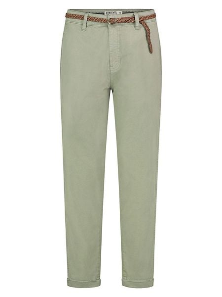 Sublevel Spodnie chino w kolorze jasnozielonym rozmiar: XXL. Zielone chinosy Sublevel, bez wzorów, ze skóry. Za 161,34 zł.