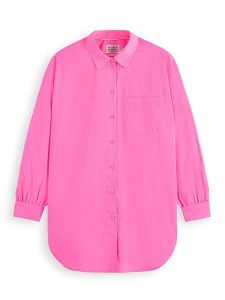 Scotch & Soda Bluzka w kolorze różowym rozmiar: 36. Różowe bluzki Scotch & Soda, bez wzorów, z bawełny, bez kołnierzyka, bez ramiączek. Za 131,74 zł.
