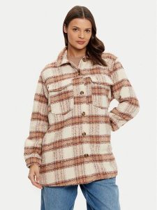 Roxy Kurtka przejściowa Check The Swell IIII ERJJK03615 Beżowy Relaxed Fit. Brązowe kurtki Roxy, m, bez wzorów, z syntetyku, bez kaptura. Za 309,99 zł.