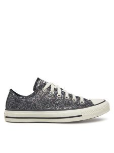 Converse Trampki Chuck Taylor All Star Glitter A11138C 001 Czarny. Czarne trampki Converse, bez wzorów, z materiału, bez zapięcia. Za 219,99 zł.