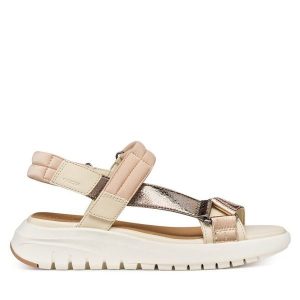 Sandały Geox. Sandały Geox, bez wzorów, bez obcasa, na płaskiej podeszwie, bez zapięcia. Za 419,99 zł.