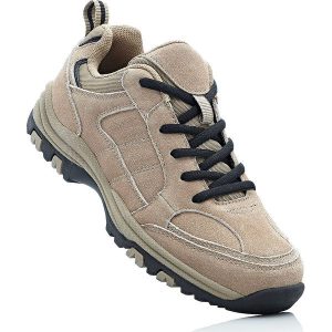 Skórzane buty trekkingowe bonprix brunatny. Buty sportowe marki bonprix. Za 109,99 zł.