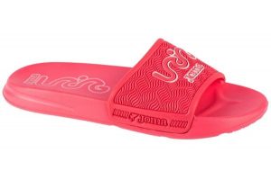 Klapki na basen damskie, S.Land Lady 24 SLALS. Czerwone klapki JOMA, bez wzorów, z materiału, bez obcasa. Za 44,99 zł.