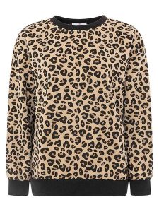 Zwillingsherz Bluza w kolorze beżowym rozmiar: M. Brązowe bluzy Zwillingsherz, m, bez wzorów, bez kaptura. Za 193,29 zł.