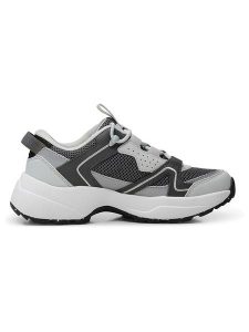 WODEN Skórzane sneakersy "Sif" w kolorze szarym rozmiar: 36. Szare trampki Woden, bez wzorów, z materiału, bez zapięcia. Za 147,31 zł.
