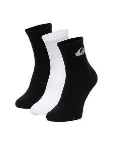 Quiksilver Skarpety długie CEO_BR_QUIK_2042_Z_AW25 (3 PACK) Biały. Białe skarpetki Quiksilver, bez wzorów, z bawełny. Za 34,99 zł.
