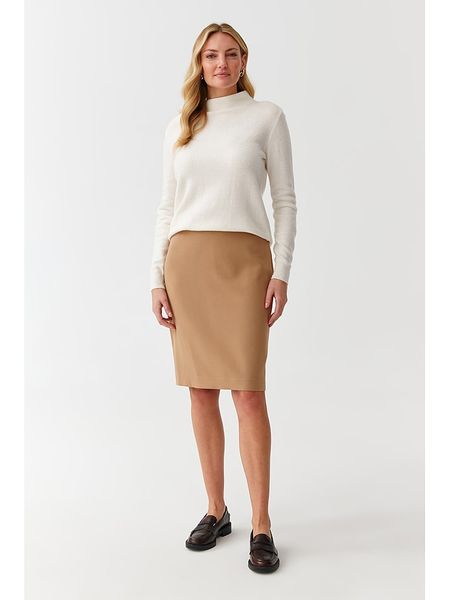 TATUUM Spódnica w kolorze jasnobrązowym rozmiar: 34. Brązowe spódnice Tatuum, bez wzorów, midi. Za 143,95 zł.