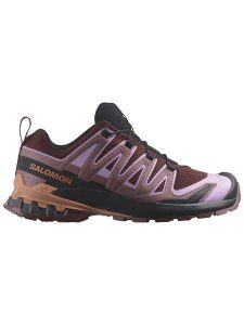 SALOMON Buty "XA Pro 3D V9" w kolorze jasnoróżowo-antracytowym do biegania rozmiar: 42. Czarne buty sportowe Salomon, bez wzorów, z gore-texu, bez zapięcia, do biegania, gore-tex. Za 412,88 zł.