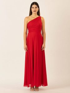 APART Sukienka w kolorze czerwonym rozmiar: 36. Czerwone sukienki Apart, bez wzorów, bez kołnierzyka, bez ramiączek, maxi. Za 252,99 zł.