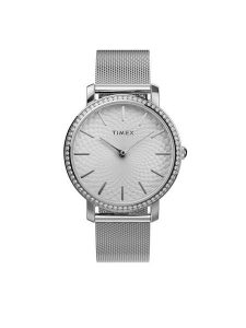 Timex Zegarek City TW2V52400 Srebrny. Szare, cyfrowe zegarki Timex. Za 299,99 zł.
