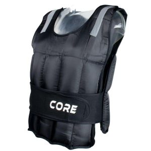 Core Kamizelka Obciążeniowa 10kg. Czarne kamizelki CORE, bez wzorów, bez kołnierzyka, bez ramiączek, bez kaptura. Za 279,00 zł.