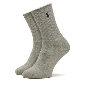 Skarpety długie Polo Ralph Lauren. Szare skarpetki Polo Ralph Lauren, bez wzorów. Za 75,99 zł.