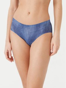 Chantelle Figi klasyczne Soft Stretch C11D40 Niebieski. Niebieskie figi Chantelle, bez wzorów, z syntetyku. Za 69,99 zł.