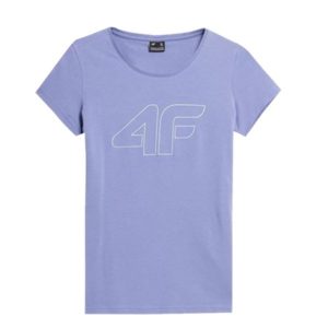 Koszulka Damska 4F. Niebieskie koszulki sportowe 4f, bez wzorów, bez ramiączek. Za 60,99 zł.