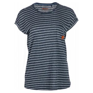 Mustang T-Shirt Damski Retro Stripe S Ciemnoszary. T-shirty marki Mustang. W wyprzedaży za 104,00 zł.