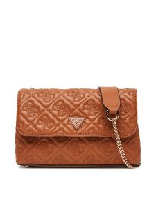 Guess Torebka HWQL96 58210 Brązowy. Brązowe torebki klasyczne Guess, z aplikacjami, ze skóry, bez dodatków. Za 409,99 zł.