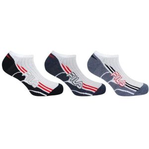 Fila 3-pack skarpety sneaker biały/granat 39-42. Białe skarpetki Fila, bez wzorów. Za 136,99 zł.